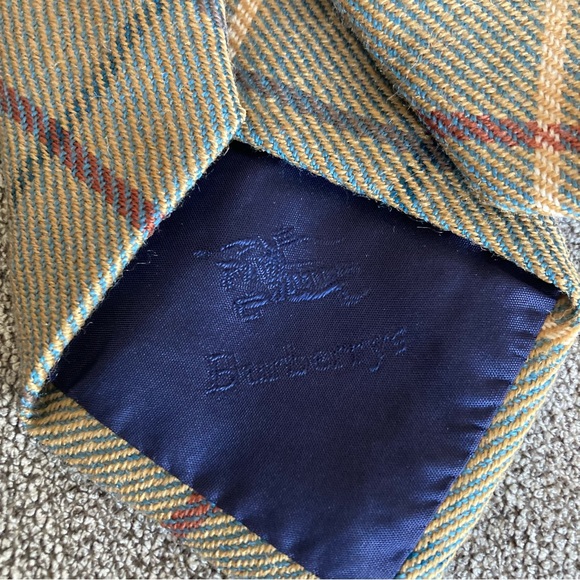 Burberry | VTG wool plaid neck tie. - Picture 3 of 3